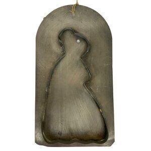 Primitive Rabbit Bunny Cookie Cutter Bent Tin Flat Back Farmhouse Kitchen Decor